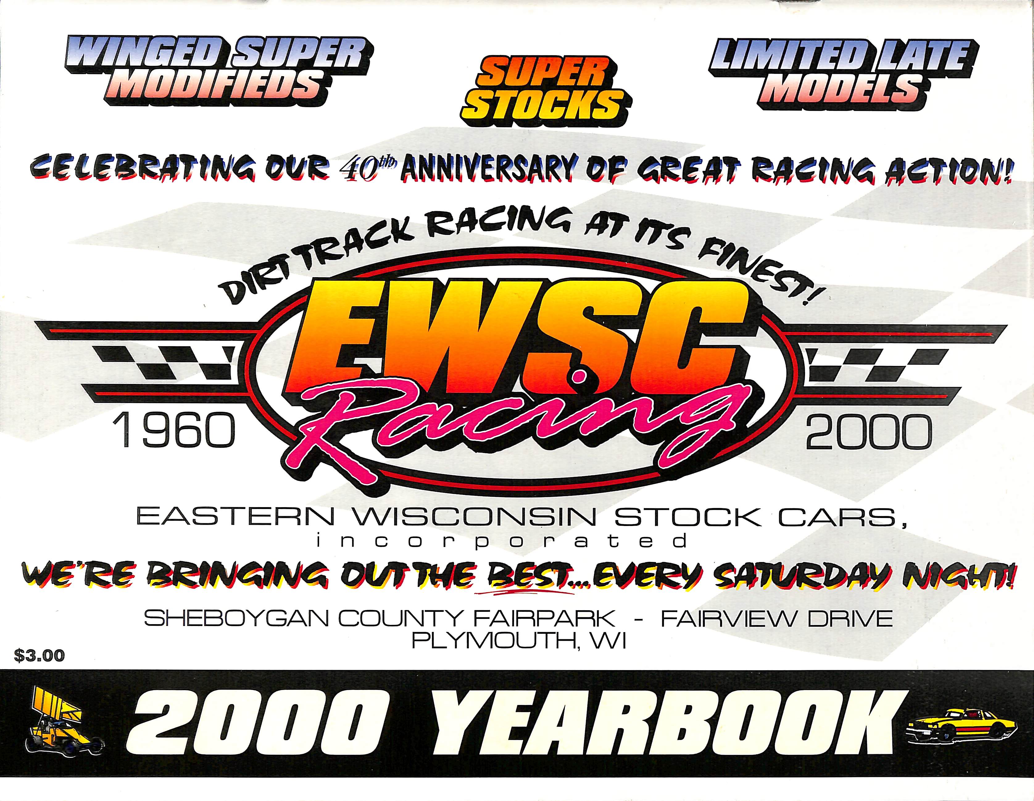 2000 Eastern Wisconsin Stock Car Association Yearbook