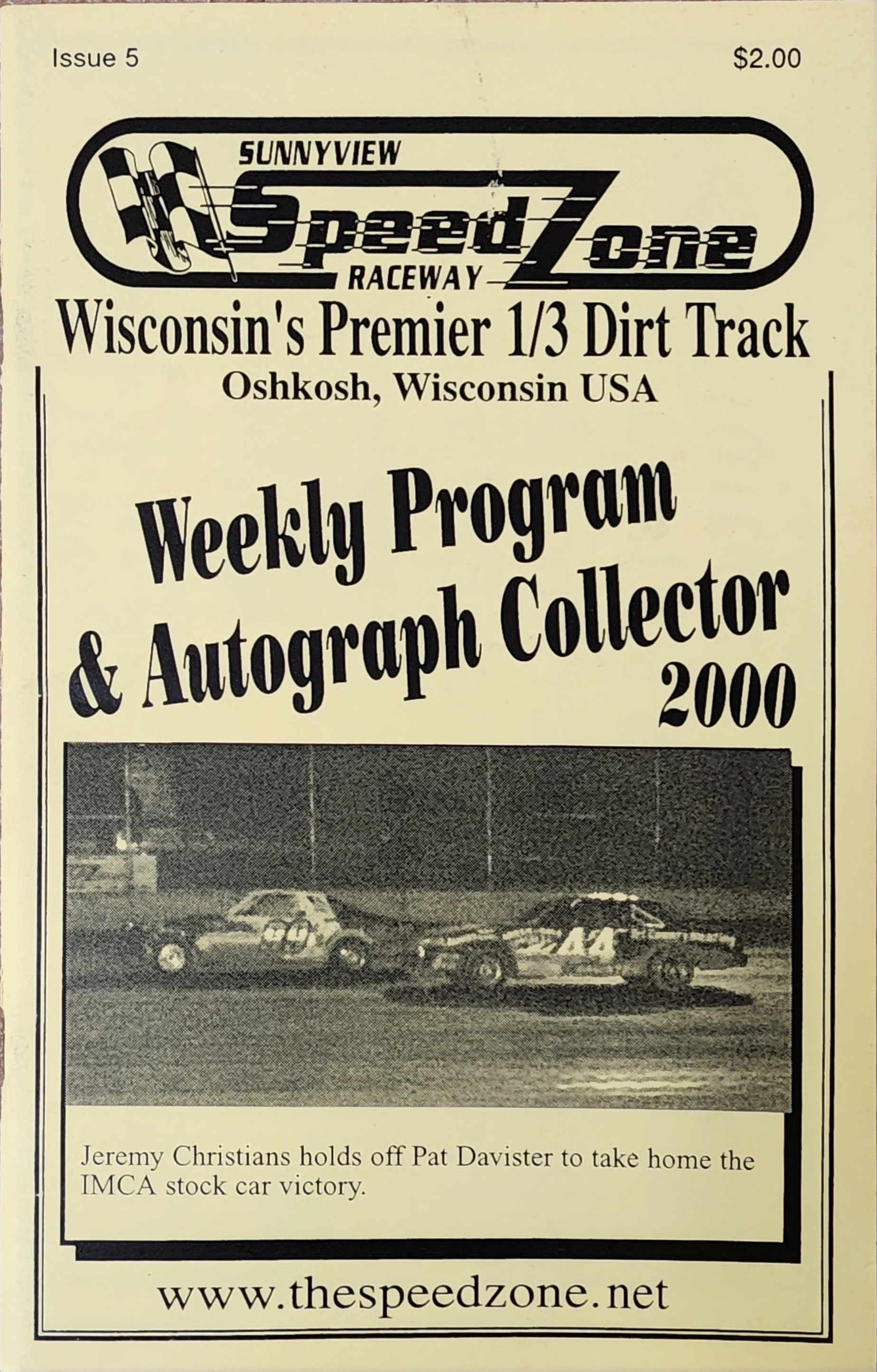 2000 Oshkosh Speed Zone Program